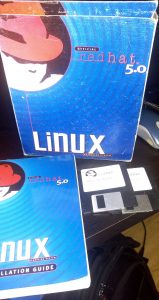 Original Red Hat Linux 5 Box
